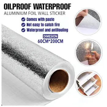 Aluminum Foil Self Adhesive Wall Stickers