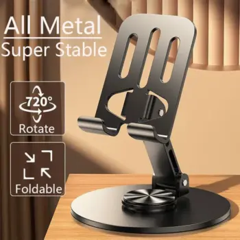 Foldable 360° Mobile Phone Holder Universal Metal Bracket