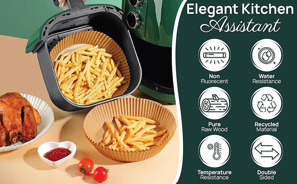 Non-Stick Air Fryer Paper Liners
