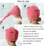 Mircofiber Hair Cap Towel