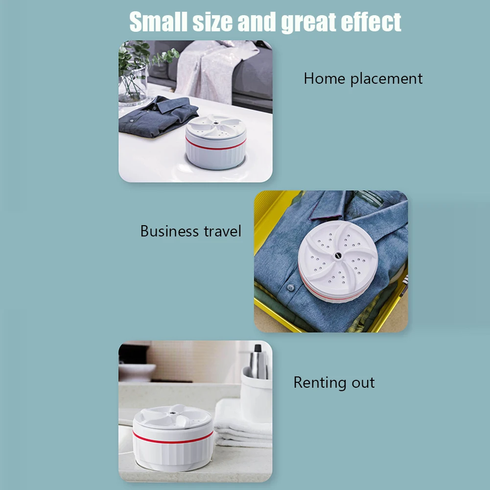 USB Power Mini Ultrasonic Washer